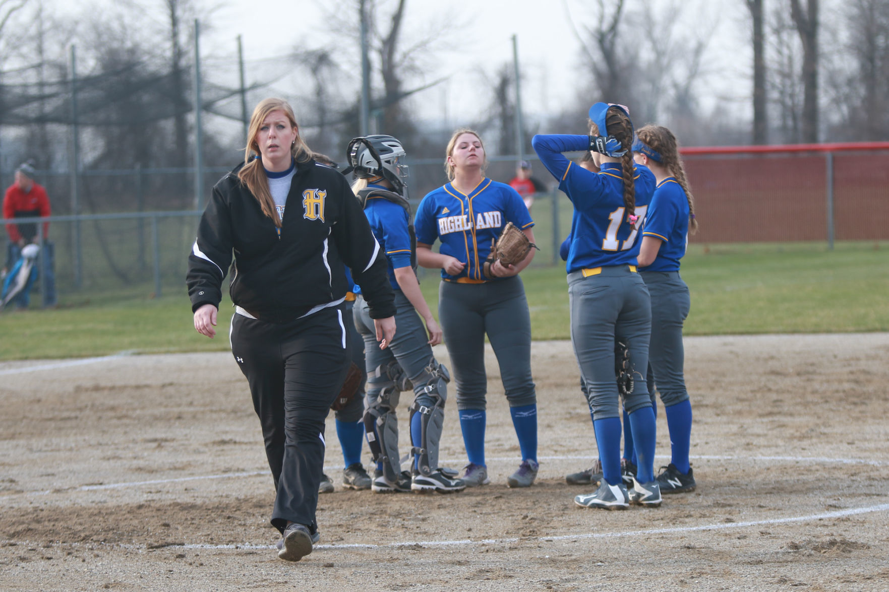 Gallery: Prep softball - Highland at Kankakee Valley